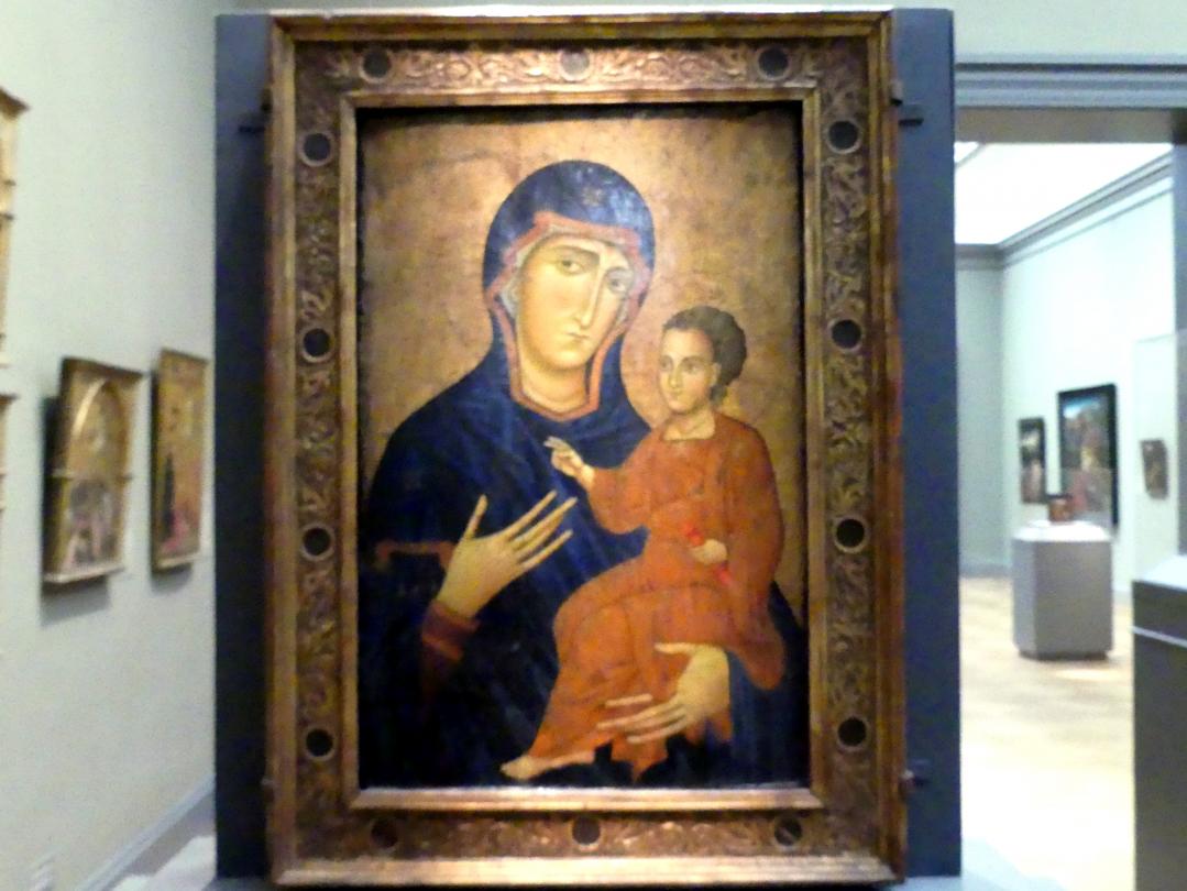 Berlinghiero Berlinghieri (1236), Maria mit dem Kind, New York, Metropolitan Museum of Art (Met), Saal 644, um 1230–1240