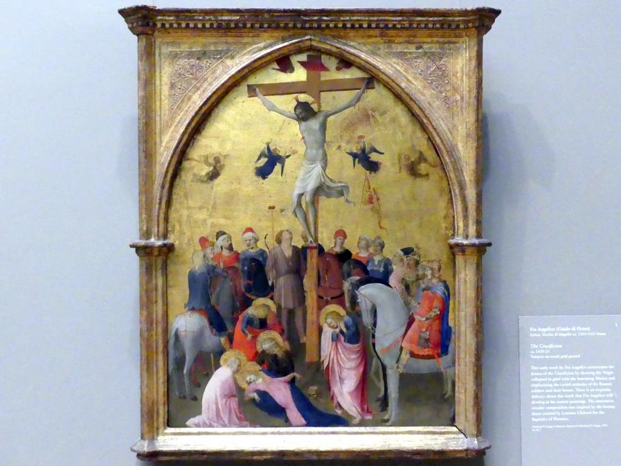 Fra Angelico (Guido di Pietro) (1421–1447), Kreuzigung, New York, Metropolitan Museum of Art (Met), Saal 644, um 1420–1423