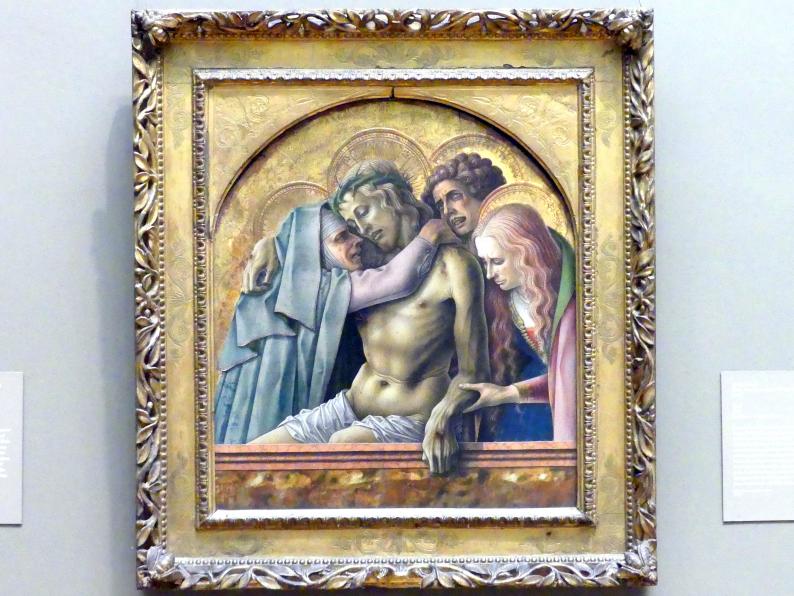 Carlo Crivelli (1472–1492), Pietà, New York, Metropolitan Museum of Art (Met), Saal 644, 1476, Bild 1/2