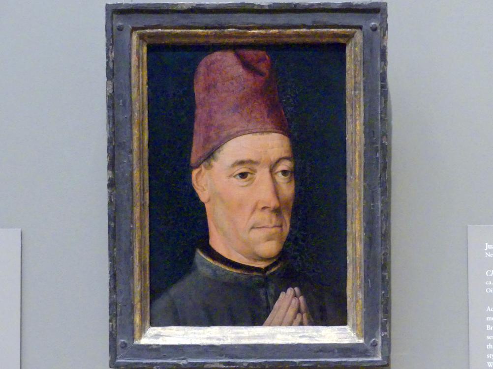 Dieric Bouts d.Ä. (1455–1475), Bildnis eines Mannes, New York, Metropolitan Museum of Art (Met), Saal 641, um 1470