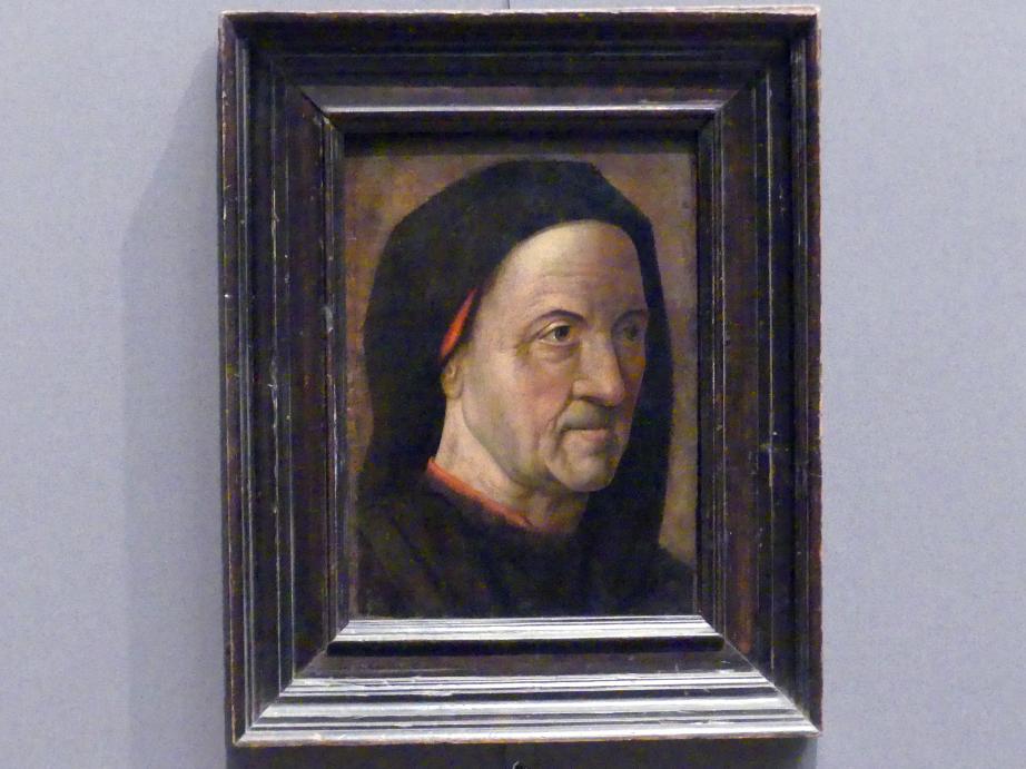 Hugo van der Goes (1470–1480), Bildnis eines alten Mannes, New York, Metropolitan Museum of Art (Met), Saal 641, um 1470–1475, Bild 1/2