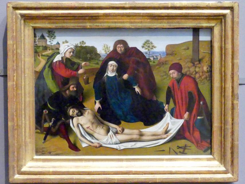 Petrus Christus (1446–1470), Beweinung Christi, New York, Metropolitan Museum of Art (Met), Saal 641, um 1450
