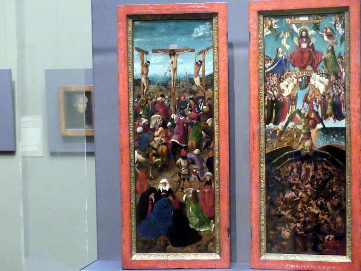 Jan van Eyck (1430–1441), Kreuzigung, New York, Metropolitan Museum of Art (Met), Saal 641, um 1440–1441, Bild 1/2