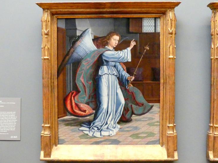 Gerard David (1475–1519), Mariä Verkündigung, New York, Metropolitan Museum of Art (Met), Saal 640, 1506, Bild 1/3