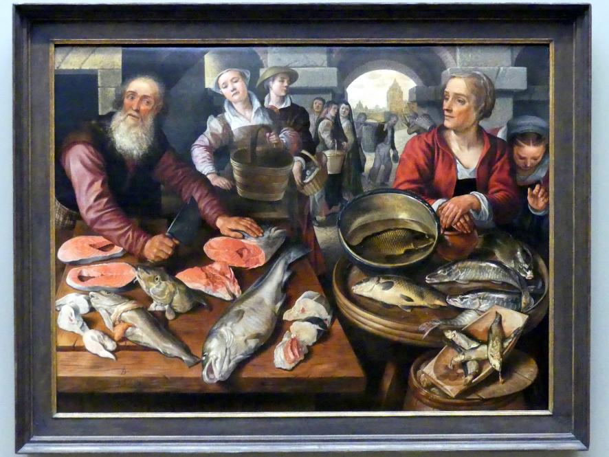 Joachim Beuckelaer (1561–1574), Fischmarkt, New York, Metropolitan Museum of Art (Met), Saal 639, 1568, Bild 1/2