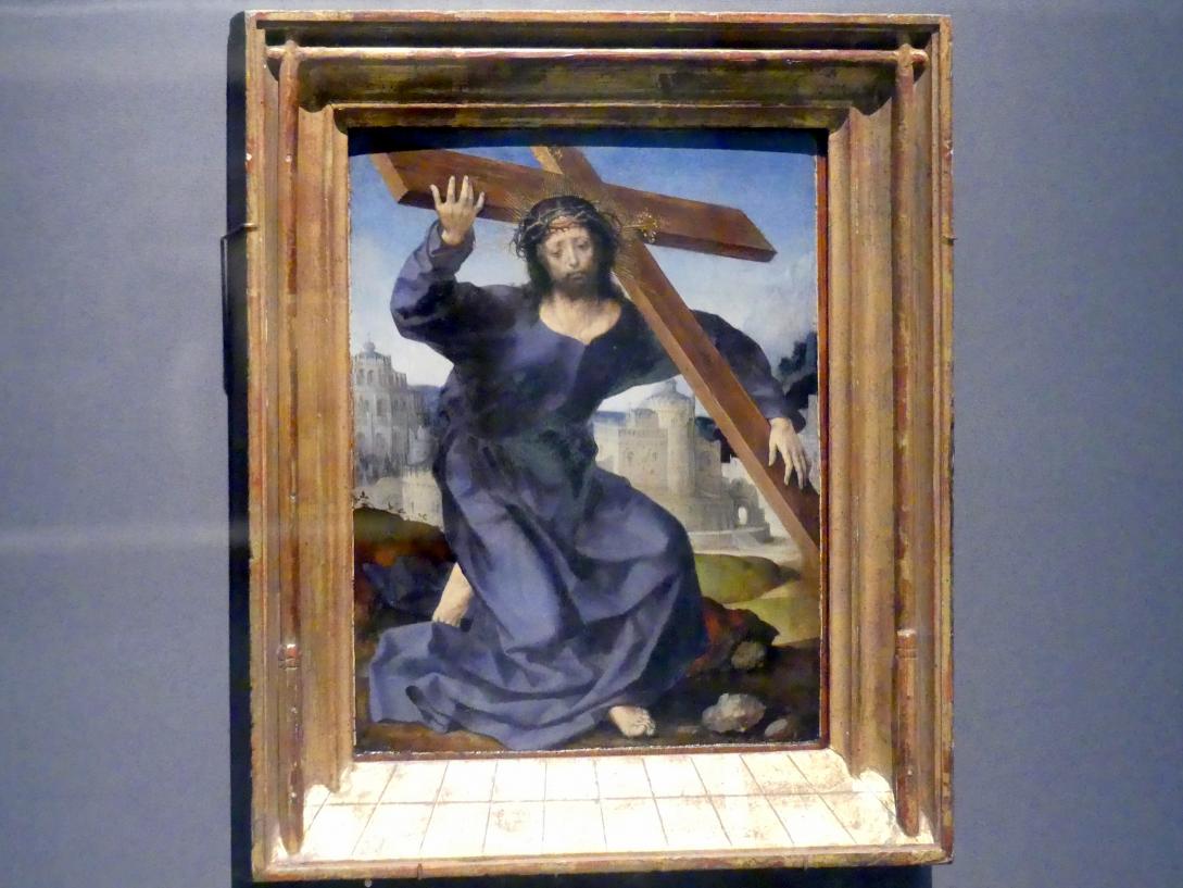 Jan Gossaert (Mabuse) (1505–1531), Christus trägt das Kreuz, New York, Metropolitan Museum of Art (Met), Saal 639, um 1520–1525