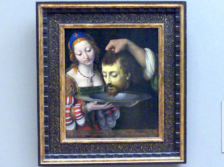 Andrea Solari (1495–1522), Salome mit dem Haupt Johannes des Täufers, New York, Metropolitan Museum of Art (Met), Saal 639, um 1507–1509, Bild 1/2