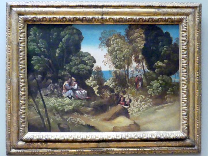 Giovanni Luteri (Dosso Dossi) (1509–1540), Allegorie der drei Lebensalter des Menschen, New York, Metropolitan Museum of Art (Met), Saal 642, Undatiert, Bild 1/2