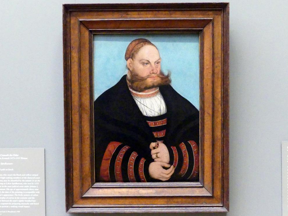 Lucas Cranach der Ältere (1502–1550), Lukas Spielhausen, New York, Metropolitan Museum of Art (Met), Saal 643, 1532