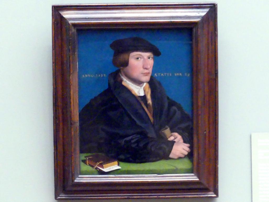 Hans Holbein der Jüngere (1517–1543), Hermann von Wedigh III (gest. 1560), New York, Metropolitan Museum of Art (Met), Saal 643, 1532, Bild 1/2