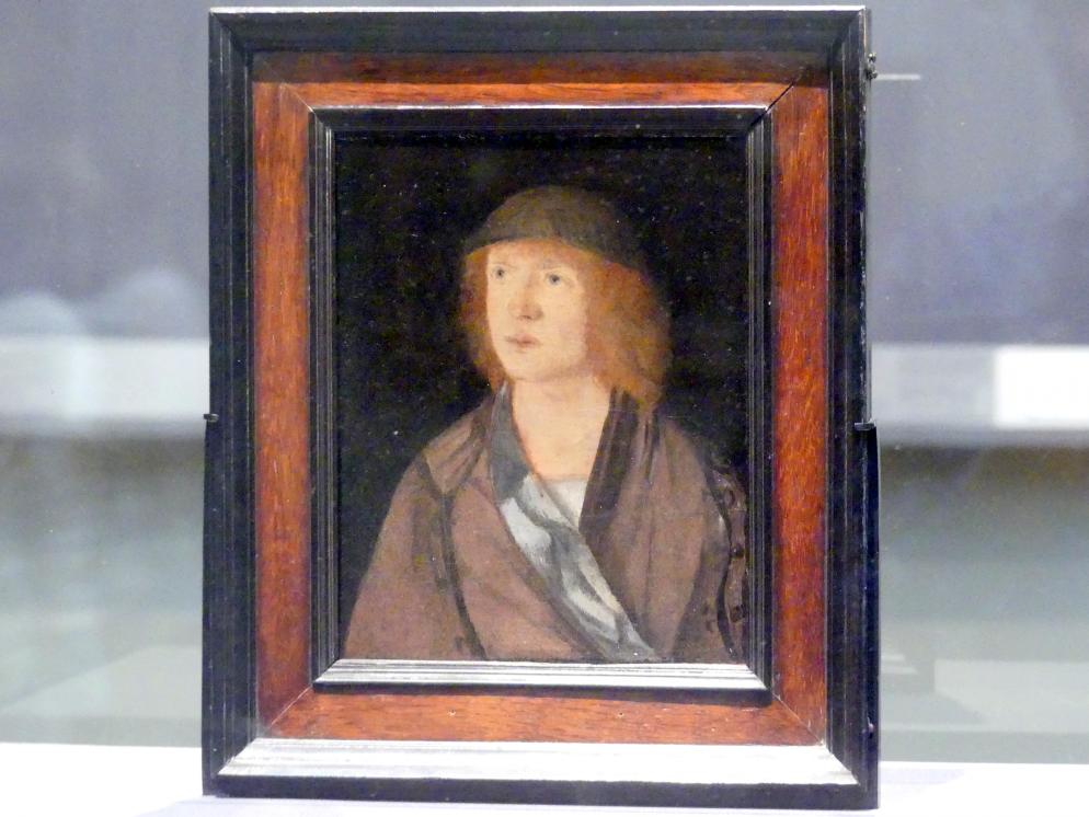 Hans Süß von Kulmbach (1507–1521), Bildnis eines jungen Mannes, New York, Metropolitan Museum of Art (Met), Saal 643, um 1508, Bild 1/2