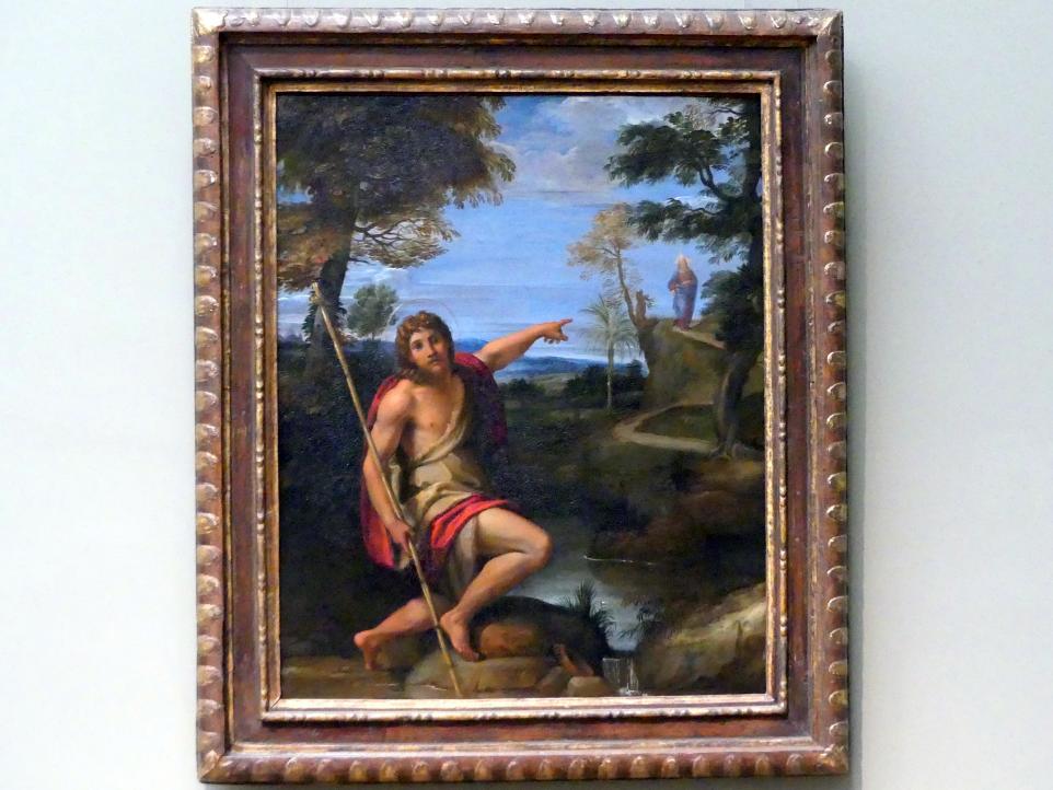 Annibale Carracci (1582–1609), Johannes der Täufer predigt in der Wüste, New York, Metropolitan Museum of Art (Met), Saal 637, um 1600, Bild 1/2