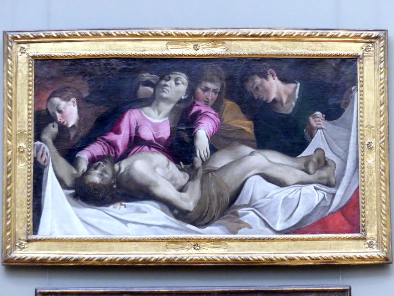 Ludovico Carracci (1582–1617), Beweinung Christi, New York, Metropolitan Museum of Art (Met), Saal 637, um 1582, Bild 1/2