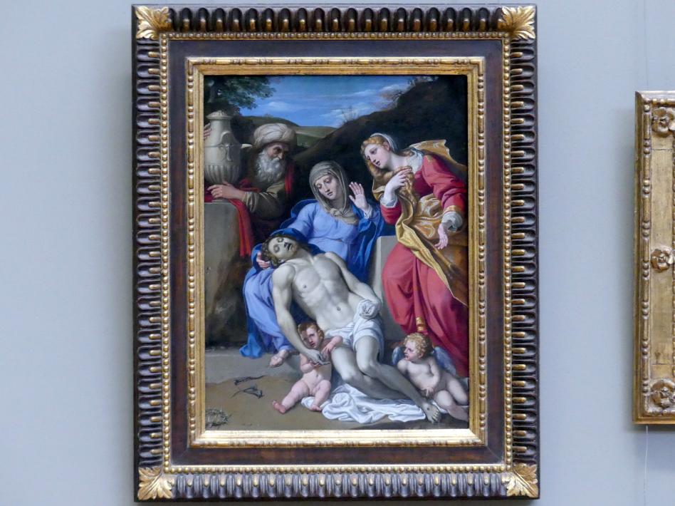 Domenichino (Domenico Zampieri) (1602–1627), Beweinung Christi, New York, Metropolitan Museum of Art (Met), Saal 637, 1603, Bild 1/2