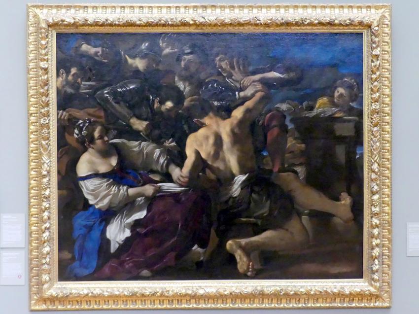 Giovanni Francesco Barbieri (Il Guercino) (1612–1659), Gefangennahme Simsons durch die Philister, New York, Metropolitan Museum of Art (Met), Saal 637, 1619, Bild 1/2