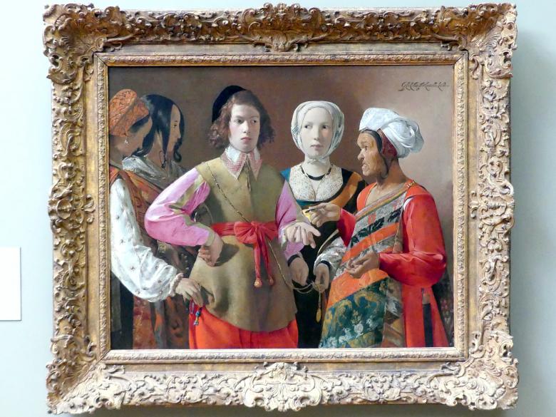Georges de la Tour (1623–1649), Die Wahrsagerin, New York, Metropolitan Museum of Art (Met), Saal 634, um 1630–1640, Bild 1/2