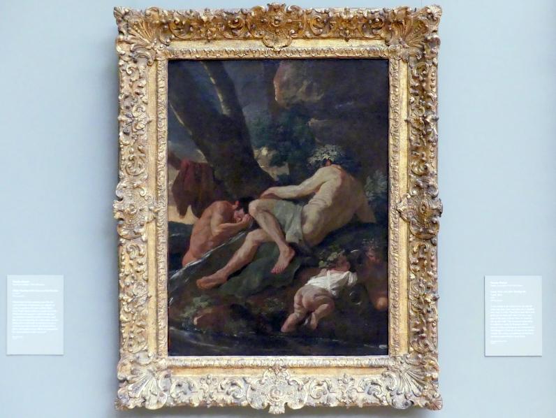 Nicolas Poussin (1624–1663), König Midas an der Quelle des Flusses Paktolos, New York, Metropolitan Museum of Art (Met), Saal 634, um 1627, Bild 1/2