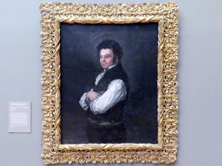 Francisco de Goya (Francisco José de Goya y Lucientes) (1779–1820), Tiburcio Pérez Cuervo (1785/86-1841), Architekt, New York, Metropolitan Museum of Art (Met), Saal 633, 1820, Bild 1/2