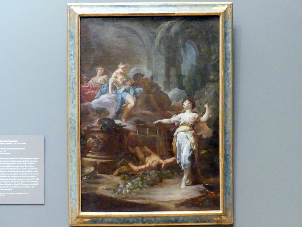 Corrado Giaquinto (1736–1760), Medea verjüngt Aison, New York, Metropolitan Museum of Art (Met), Saal 633, um 1760, Bild 1/2