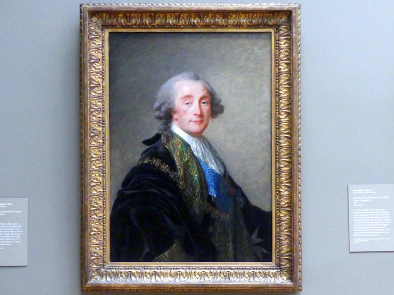 Élisabeth Vigée-Lebrun (1778–1810), Alexandre Charles Emmanuel de Crussol-Florensac (1743–1815), New York, Metropolitan Museum of Art (Met), Saal 631, 1787