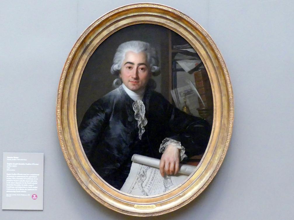 Antoine Vestier (1781–1785), Eugène Joseph Stanislas Foullon d'Écotier (1753–1821), New York, Metropolitan Museum of Art (Met), Saal 631, 1785, Bild 1/2