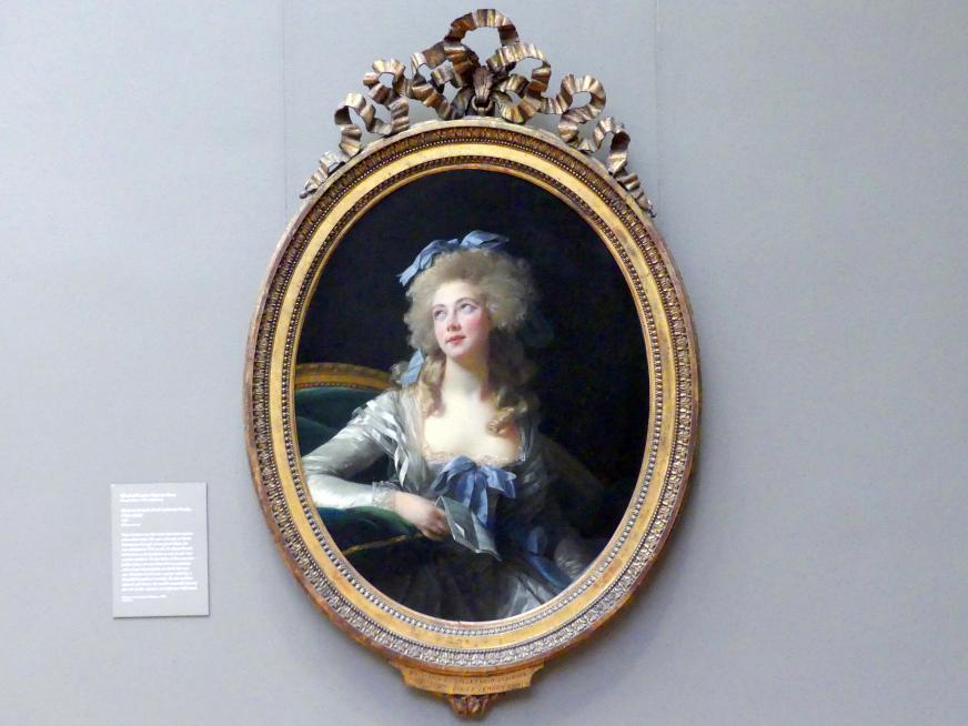 Élisabeth Vigée-Lebrun (1778–1810), Madame Grand (Noël Catherine Vorlée, 1761–1835), New York, Metropolitan Museum of Art (Met), Saal 631, 1783, Bild 1/2