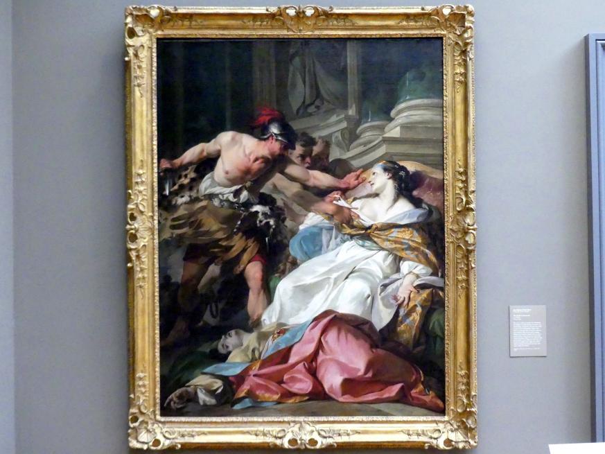 Jean-Baptiste-Marie Pierre (1740–1749), Tod der Harmonia, New York, Metropolitan Museum of Art (Met), Saal 631, um 1740–1741, Bild 1/2