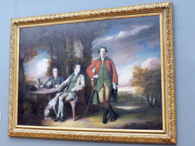 Joshua Reynolds (1754–1789), Der ehrenwerte Henry Fane (1739-1802) mit Inigo Jones und Charles Blair, New York, Metropolitan Museum of Art (Met), Saal 629, 1761–1766, Bild 1/2