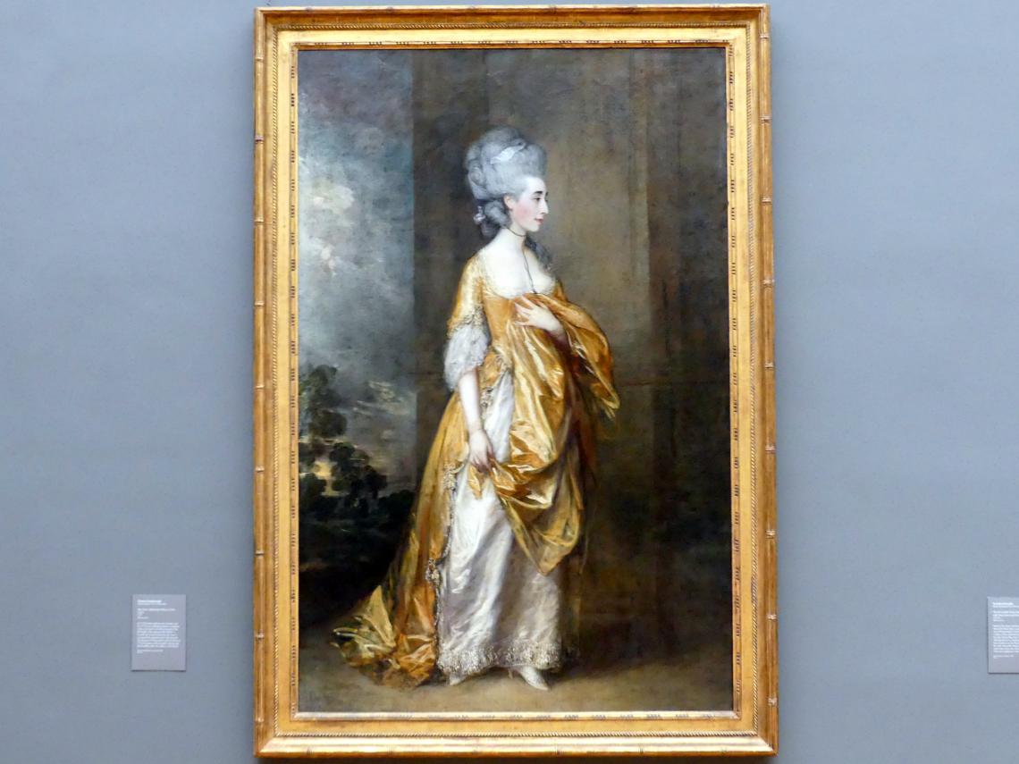 Thomas Gainsborough (1748–1788), Mrs. Grace Dalrymple Elliott (1754?-1823), New York, Metropolitan Museum of Art (Met), Saal 629, 1778, Bild 1/2