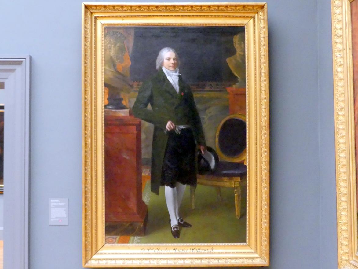 Pierre Paul Prud’hon (1782–1822), Charles Maurice de Talleyrand Périgord (1754-1838), Herzog von Talleyrand-Périgord, New York, Metropolitan Museum of Art (Met), Saal 629, 1817