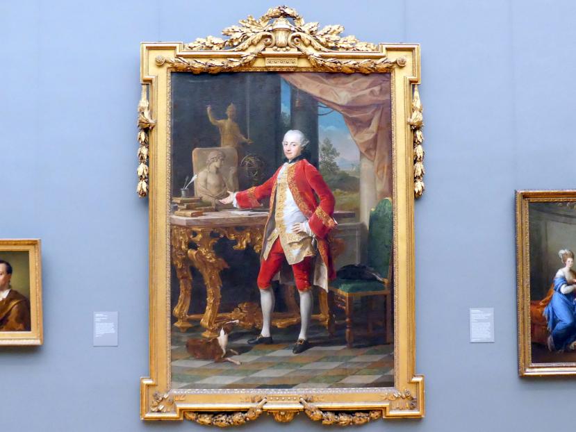 Pompeo Girolamo Batoni (1732–1785), Bildnis eines jungen Mannes, New York, Metropolitan Museum of Art (Met), Saal 629, um 1760–1765