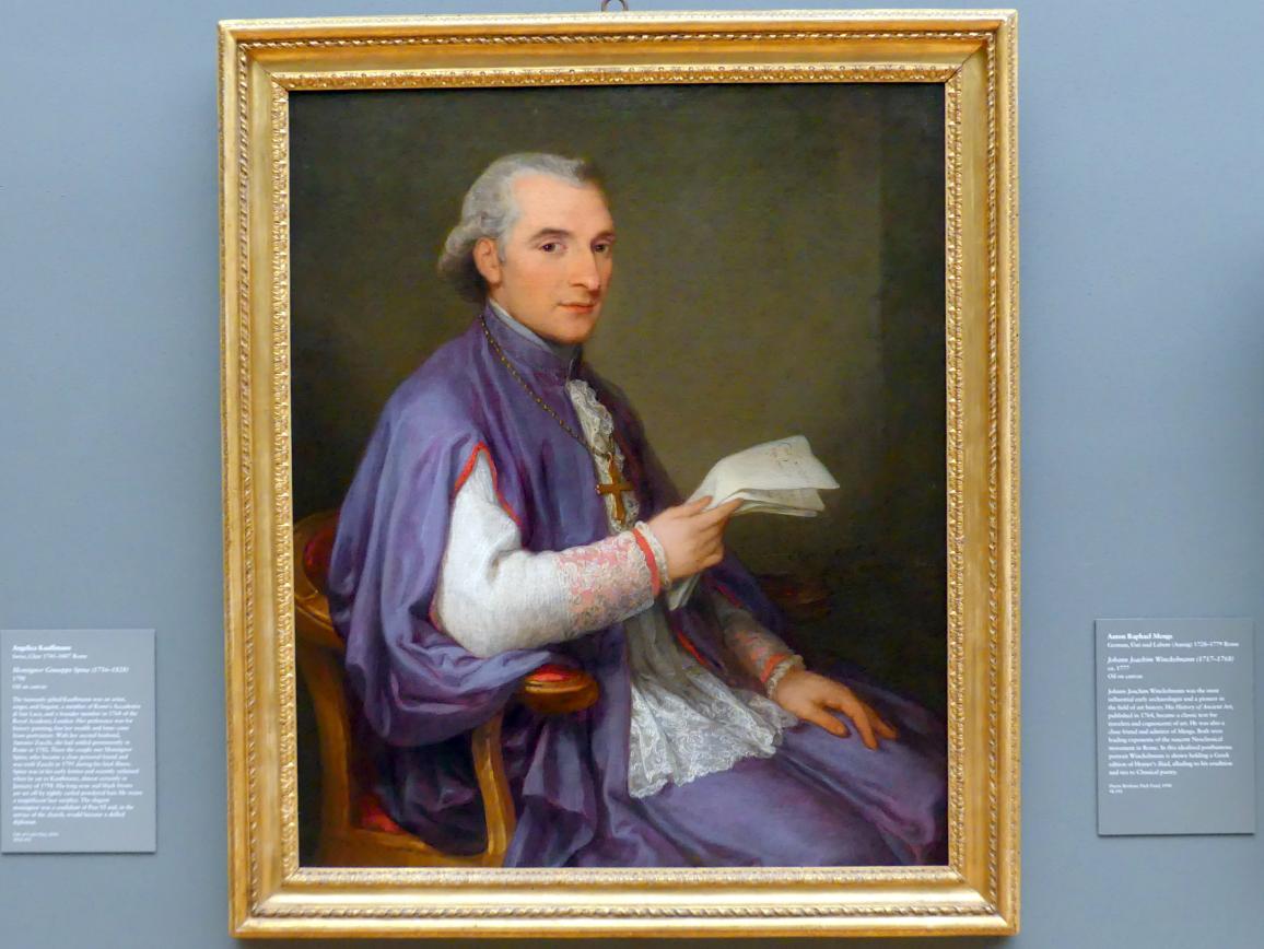 Angelika Kauffmann (1760–1798), Monsignor Giuseppe Spina (1756-1828), New York, Metropolitan Museum of Art (Met), Saal 629, 1798, Bild 1/2