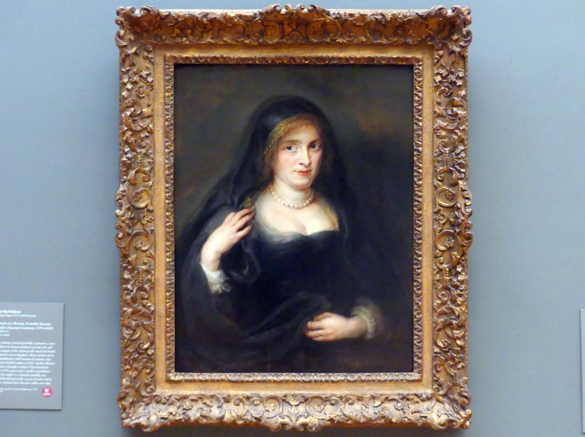 Peter Paul Rubens (1598–1640), Porträt einer Frau, wahrscheinlich Susanna Lunden (Susanna Fourment, 1599-1628), New York, Metropolitan Museum of Art (Met), Saal 628, um 1625–1627