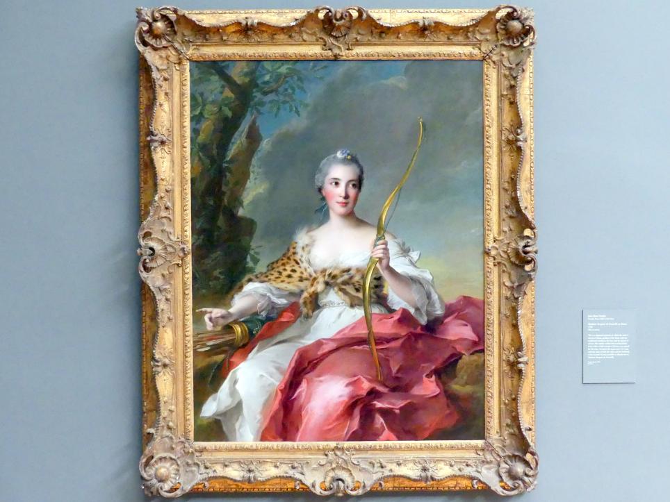 Jean-Marc Nattier (1719–1756), Madame Bergeret de Frouville als Diana, New York, Metropolitan Museum of Art (Met), Saal 630, 1756