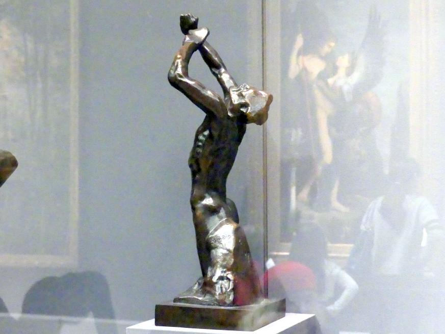 Auguste Rodin (1863–1917), Verzweifelter Jugendlicher, New York, Metropolitan Museum of Art (Met), Saal 800, 1882, Bild 1/3