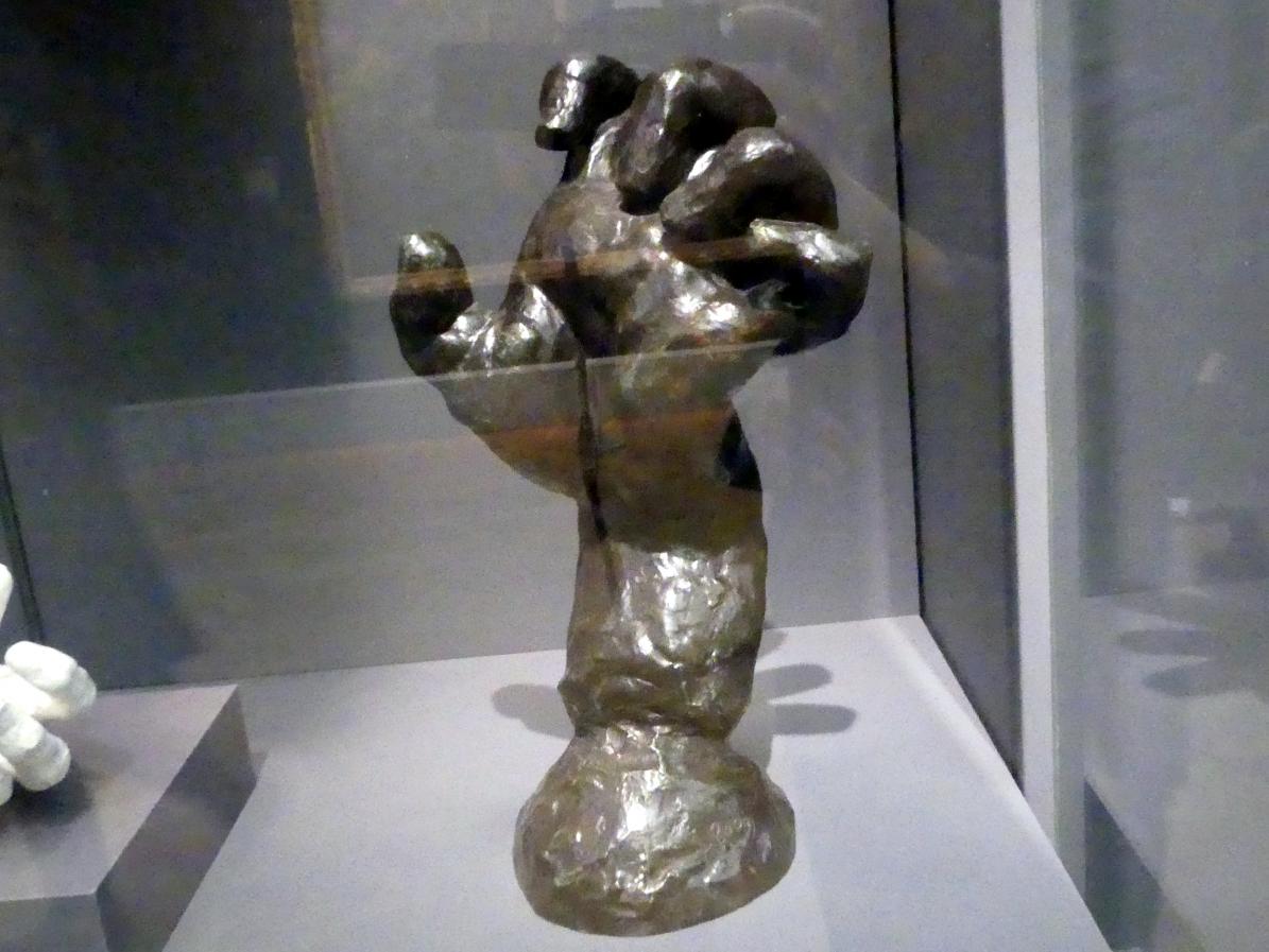 Auguste Rodin (1863–1917), Die geballte linke Hand (Studie für die Hand von Pierre de Wiessant), New York, Metropolitan Museum of Art (Met), Saal 800, um 1885