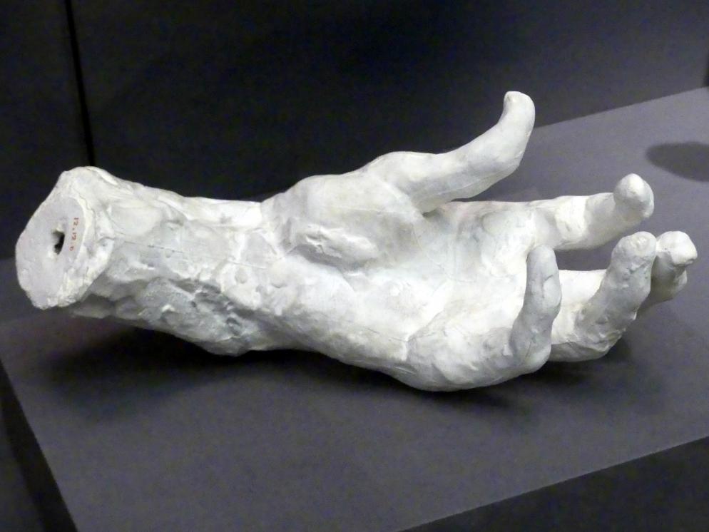 Auguste Rodin (1863–1917), Handstudie, New York, Metropolitan Museum of Art (Met), Saal 800, um 1885, Bild 1/2