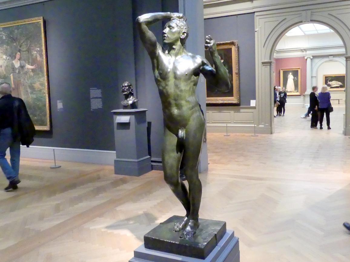 Auguste Rodin (1863–1917), Die Bronzezeit, New York, Metropolitan Museum of Art (Met), Saal 800, 1876, Bild 1/5