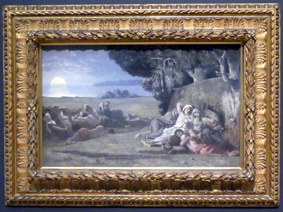 Pierre Puvis de Chavannes (1850–1891), Der Schlaf, New York, Metropolitan Museum of Art (Met), Saal 800, um 1867–1870