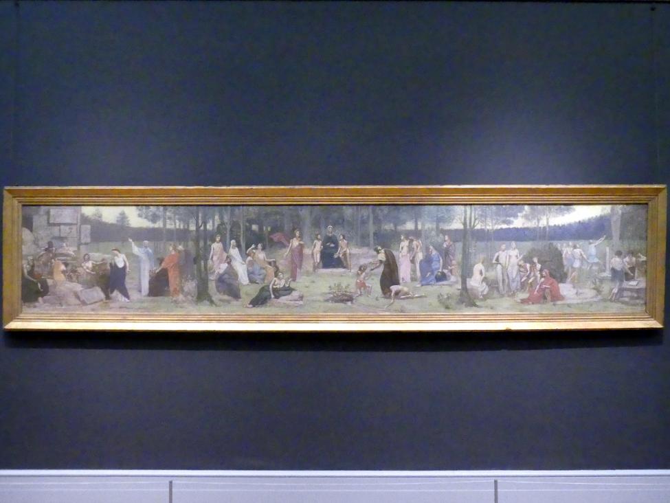 Pierre Puvis de Chavannes (1850–1891), Allegorie von der Sorbonne, New York, Metropolitan Museum of Art (Met), Saal 800, 1889, Bild 1/2