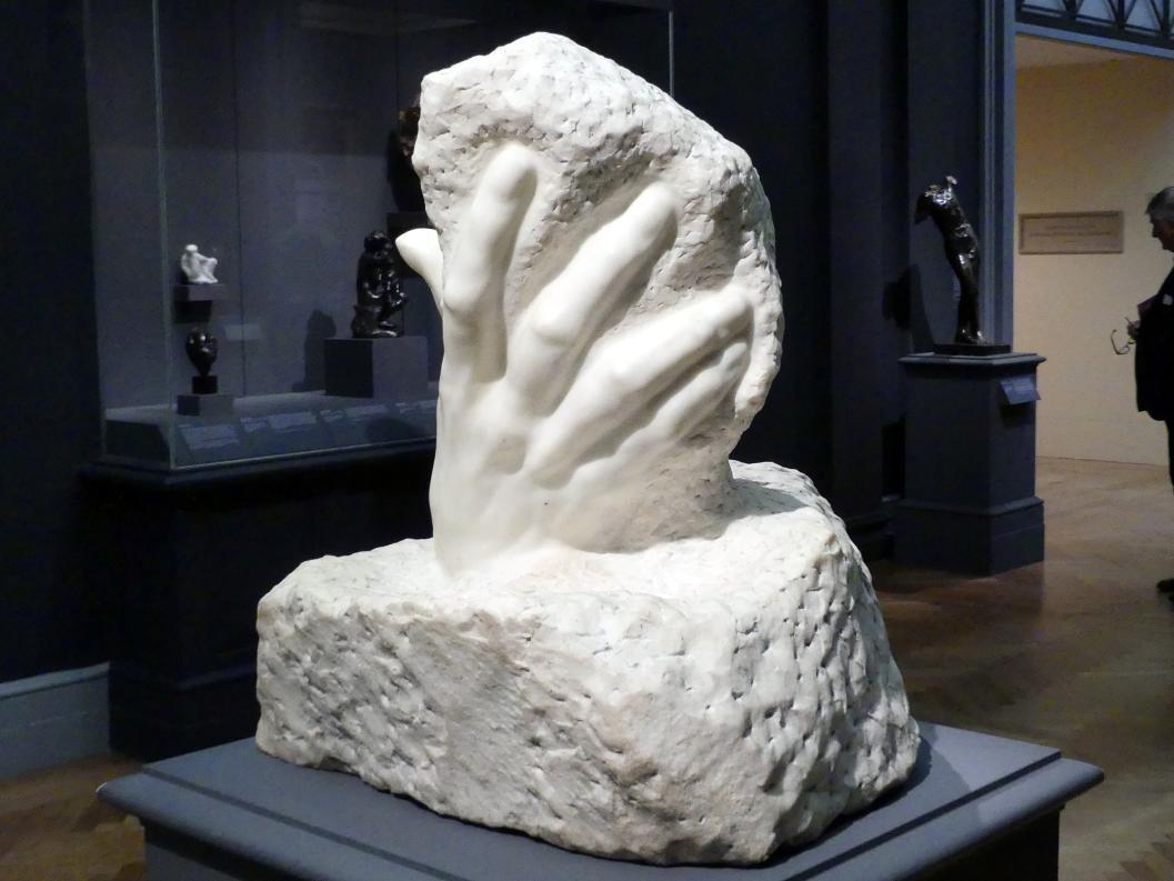 Auguste Rodin (1863–1917), Die Hand Gottes, New York, Metropolitan Museum of Art (Met), Saal 800, um 1896–1902, Bild 6/7