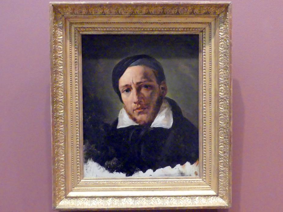 Horace Vernet (1810–1833), Jean-Louis-André-Théodore Gericault (1791-1824), New York, Metropolitan Museum of Art (Met), Saal 801, um 1822–1823, Bild 1/2