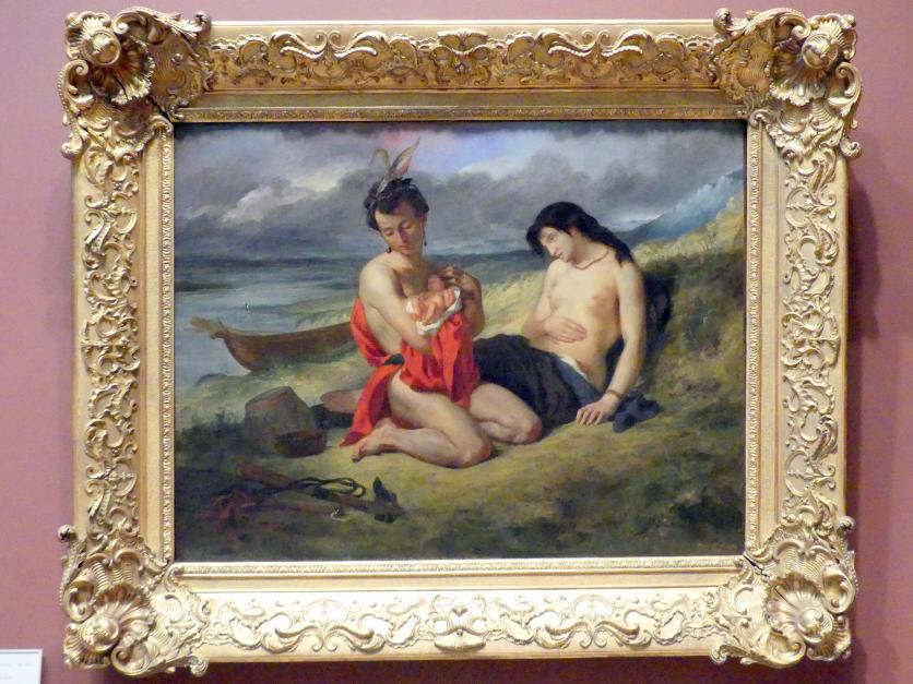 Eugène Delacroix (1820–1862), Natchez-Indianer, New York, Metropolitan Museum of Art (Met), Saal 801, 1823–1824