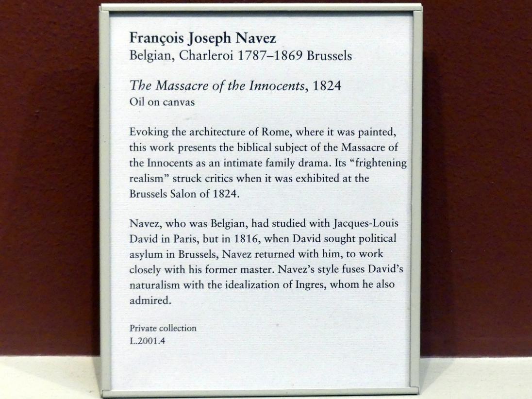 François-Joseph Navez (1824), Natchez-Indianer, New York, Metropolitan Museum of Art (Met), Saal 801, 1824, Bild 2/2