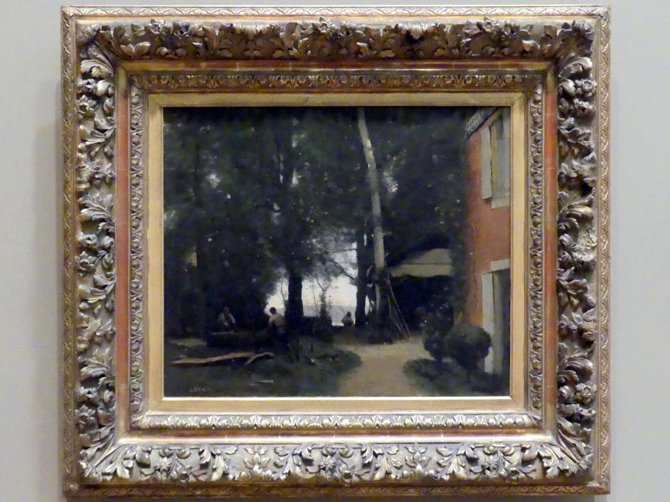 Jean-Baptiste Camille Corot (1823–1874), Ufer der Seine bei Conflans, New York, Metropolitan Museum of Art (Met), Saal 803, um 1865–1870, Bild 1/2