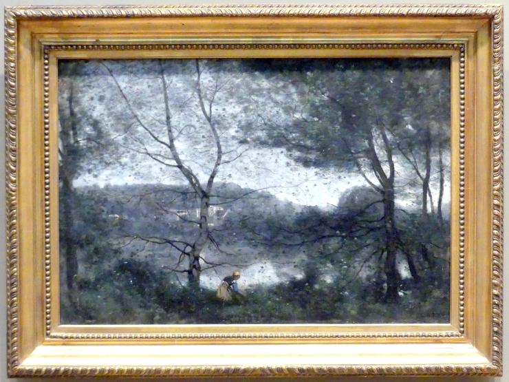 Jean-Baptiste Camille Corot (1823–1874), Ville-d'Avray, New York, Metropolitan Museum of Art (Met), Saal 803, 1870, Bild 1/2