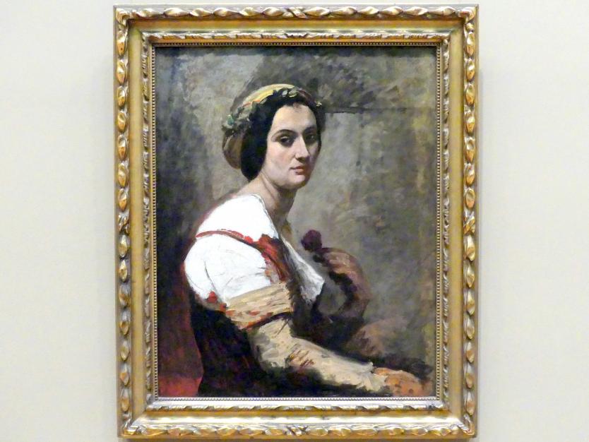 Jean-Baptiste Camille Corot (1823–1874), Sibylle, New York, Metropolitan Museum of Art (Met), Saal 803, um 1870, Bild 1/2