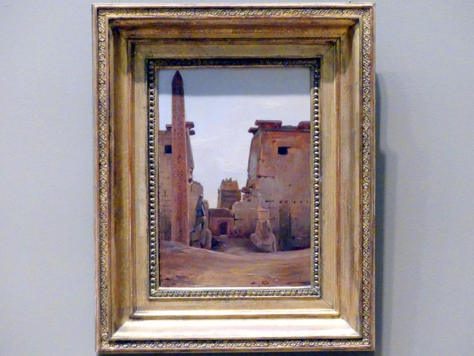 Antoine-Xavier-Gabriel de Gazeau, Comte de La Bouëre (1833–1836), Das Tor zum Luxor-Tempel, New York, Metropolitan Museum of Art (Met), Saal 804, 1836, Bild 1/2