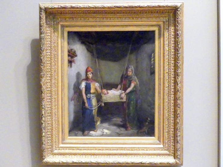 Théodore Chassériau (1835–1856), Szene im jüdischen Viertel von Konstantinopel, New York, Metropolitan Museum of Art (Met), Saal 804, 1851