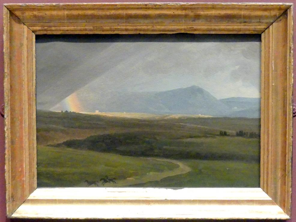 Simon Denis (1787–1800), Stürmische Landschaft bei Rom, New York, Metropolitan Museum of Art (Met), Saal 805, um 1786–1806